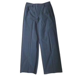SZ8 Jones New York Dress Pants Women's Black Wide-Leg